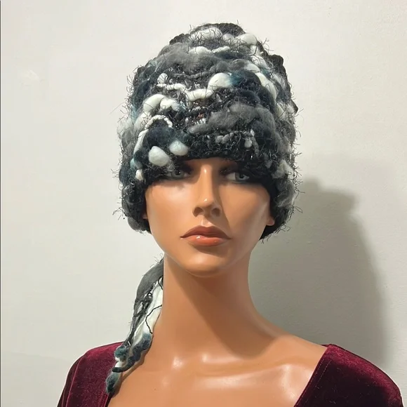 Stylish Black and White Women\'s Hair AccessoryWomen\'s Daytime Hat Winter Hat Wra Stylish Black and White Women main image 2